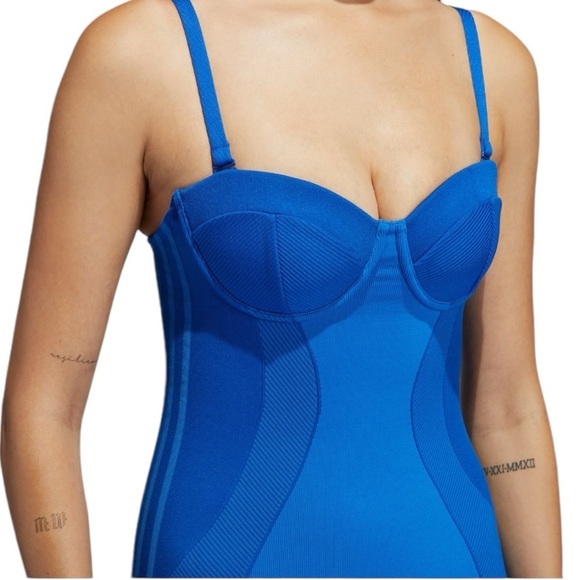 adidas x IVY PARK Women's Blue Sleeveless Bodycon Mini Dress Size XS - Picture 2 of 13